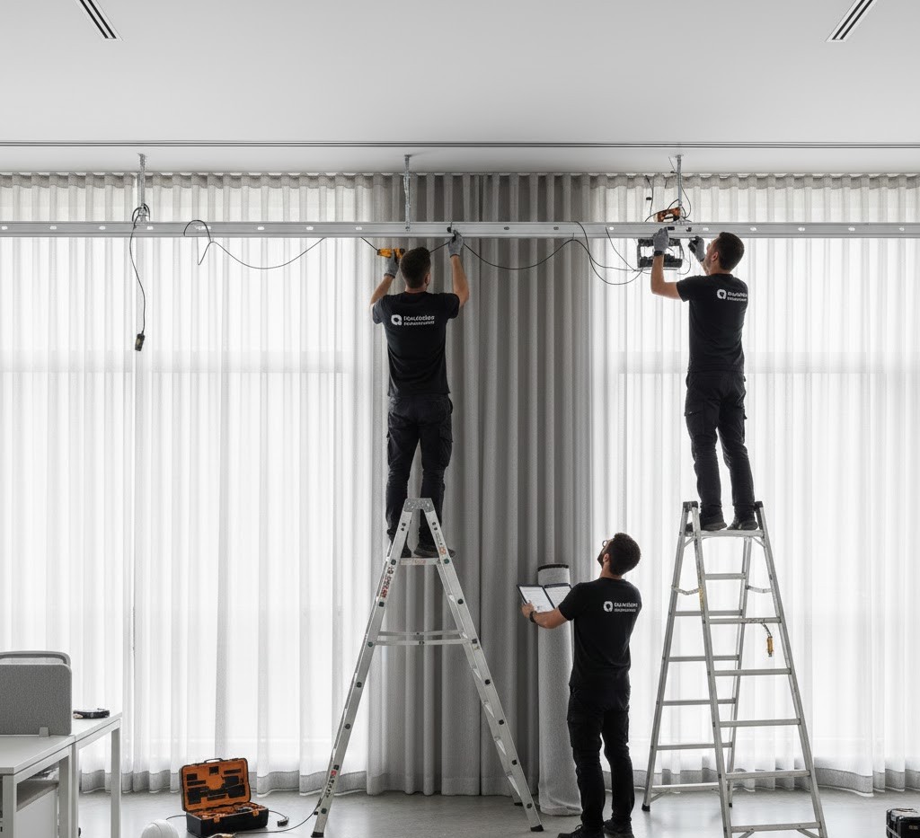 Professional installation team